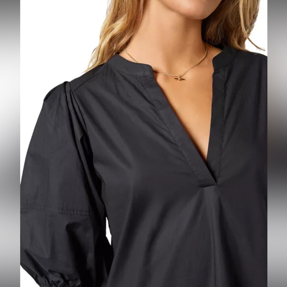 🔥🔥🔥NEW Joie Courtrine High Low Black Dress - Picture 5 of 12
